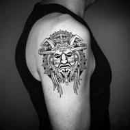 OhMyTat 世界末日瑪雅人 Apocalypto Mayan 刺青圖案紋身貼紙