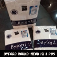 Byford T-Shirt In Round Neck White Round Neck Contents 3 Pcs Cotton Material Best Seller