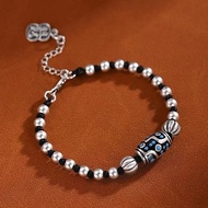 LR-กำไลทิเบต dzi ดั้งเดิมใหม่ กำไลถักแฟชั่นชายหญิงฝังลูกปัดนำโชค เรียกทรัพย์ ช่วยธุรกิจ ปัดเป่าวิญญา