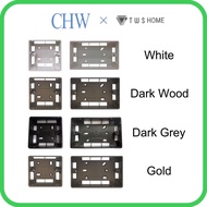 1Gang/ Single & 2Gang Twin CHW Mounting Box for AvatarOn (Rounded corners) and AvatarOn C (sharp cor