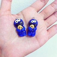 Cookie Monster Clay Charm