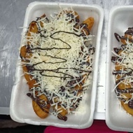 pisang goreng tanduk keju coklat susu