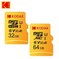 KODAK Flash Card 128GB Micro Card 64GB 32GB Memory Card with Adapter C10 TF Micro SD Cards 256GB for