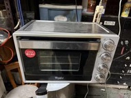 【東鼎二手家具】Whirlpool惠而浦32公升旋風電烤箱*型號:WT0320DB*廚房家電*電烤箱*麵包箱*保溫箱