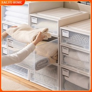 Salvo 13-70 Liter Stackable Drawer Storage Organizer Clothes Storage Box Chest Drawers Box Wardrobe 
