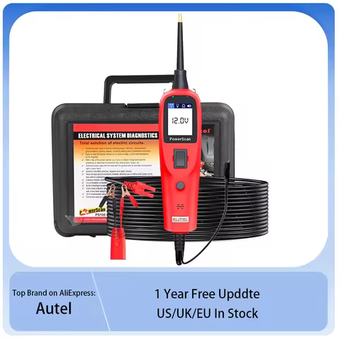 Original Autel Power Scan PS100 Circuit Probe Kit 12V 24V AC DC Digital Voltage Automotive Circuit T