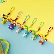ISITA Pikachu Figures Keychain, Sprigatito Fuecoco Gengar Pendant, Cartoon Anime Doll 6 Styles Quaxl