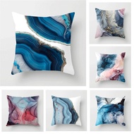 Throw Pillow Case 43x43 – Watercolor Abstract Sofa Cushion Cover for Home Decoration