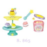 / 2件包郵 / Re-ment Sanrio Little Twin Stars Picnic 雙子星 野餐 公園 派對 #8 爆谷 小食 零食 afternoon tea set 下午茶 蛋糕 馬