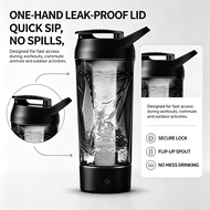 EQURA 1000ML/34oz Mighty Electric Stirring Cup, coffee whisker, Outdoor Cup, Automatic coffee Cup, L