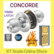 CONCORDE CYLINDRICAL LOCK 70MM FIRE DOOR LOCK