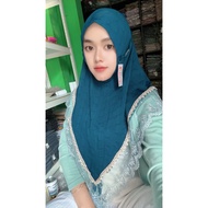 789 Nonped Hijab Mother's Prayer Lace Matching Jersey Casandra New/ Hijab DOI original By Bunyamin