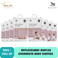 APPLECRUMBY Airplus Overnight Baby Diapers Tape/Pants