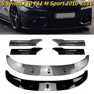 For BMW 5 Series F10 F11 M Sport 535i 528i M550d xDrive M Sport 2010-2016 Front Bumpers Lips Spoiler