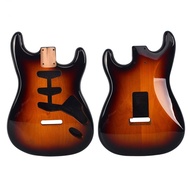 PW-Alder Wood  Multicolor Strat Guitar Body in High Gloss Finished for SSS Eectric Guitar Replacemen