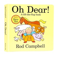 Oh Dear! Dear cardboard flip book English picture book Dear zoo zoo with author Rod Campbel