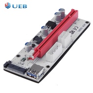 3 Power Ports PCI-E 1x to 16x Graphic Card Extender Card for ETH BTC Mining