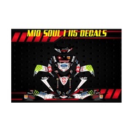 Decals, Sticker, Motorcycle Decals for Yamaha Mio soul I 115, 040,