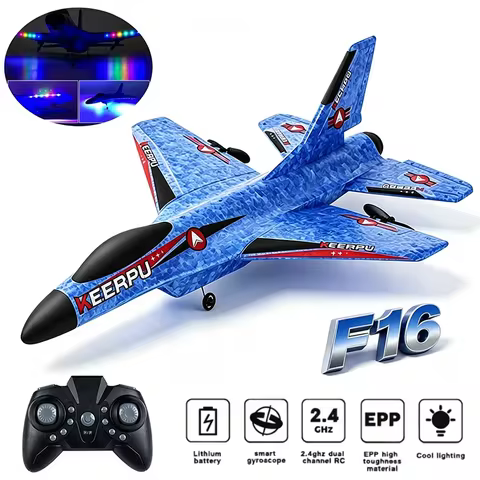 RC Plane F-18 Aircraft 2.4G Remote Control Fighter With Night LED EPP Foam RC Vertical Plane Childre