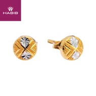 HABIB 916/22K Yellow and White Gold Earrings 3010(C)