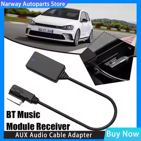 AMI MMI MDI Wireless Aux Bluetooth Adapter Cable Audio Music Auto Bluetooth For Audi A3 A4 B8 B6 Q5 