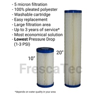 Aquaphor Gross and Fresca PoE Cartridges 10" 20" BB Big Blue - Water Filter Landed, Condo, Outdoor F