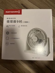 全新 松井機械式循環扇9吋