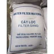 5 kg of water filter sand (Quartz sand), alum filter