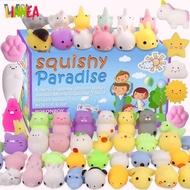 Linn Christmas gift【20 PCS】Cute Stress Reliever Toys animal Pinch Toys For kids squishy toys mini Mochi Toy Mochi Cat