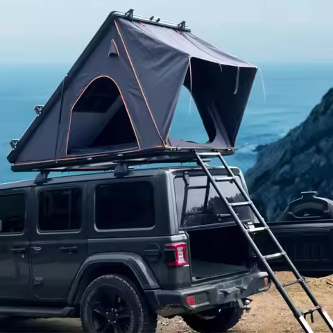 2024 Hot Sale 4-5 Person Solar Roof Car Canopy Awning Tent 4x4 Offroad Used Camping Car Roof Top Ten