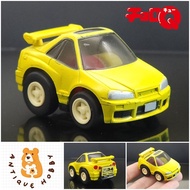 Choro Q 1/64 Car Model: Skyline R34 Yellow <Collectible/Children's Toy Car/Toy Car/Pull back Cart>