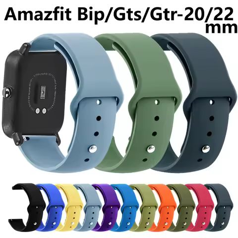 Band For Amazfit GTS 4 2 Mini/GTS 3/GTS 2/GTS 2e /Bip 3 Pro/Bip U Pro/Bip 5 lite Strap For Amazfit G