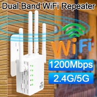 Global Version Wifi Range Extender AC1200 2.4Ghz And 5Ghz Band 1200Mbps Ethernet Port Amplifier Wifi Signal
