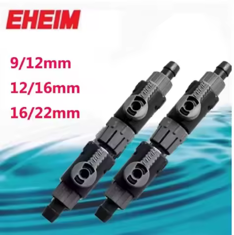 EHEIM DOUBLE TAP with quick COUPLING AQUARIUM FILTER release coupling Llave doble 9/12mm(S) 12/16mm(