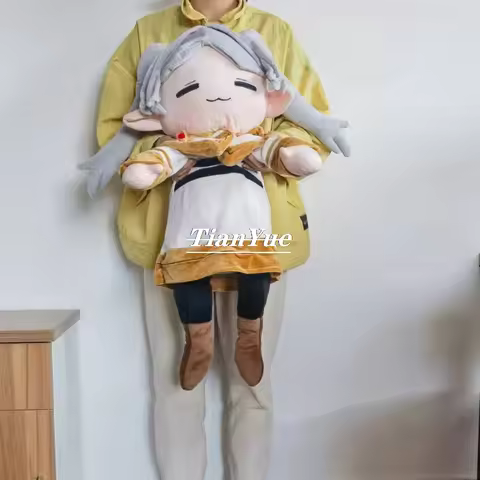 Cute poppy Frieren soft Stuffed Beyond Journey's End Pussy Christmas Gift Toys for Christma 75cm