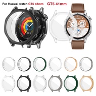 TPU Case Cover for Huawei Watch GT5 46mm 41mm GT 5 Watch Soft Electroplating Watch Screen Protector 