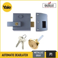 Yale Automatic Deadlatch Double Locking Night Latch Door Lock - P1