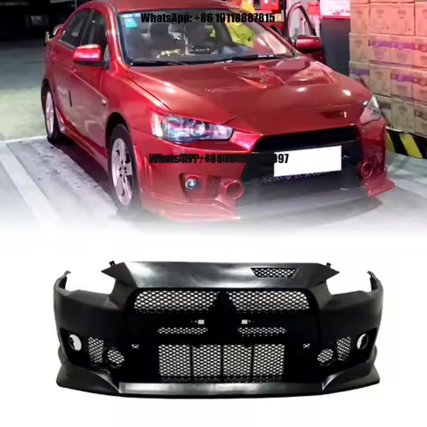 SKOUIO-GZ-07 Front Bumper for Mitsubishi Lancer Upgrade FQ400 Front Bumper Guard Front Upper Bumper 