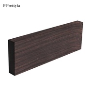 [P Prettyia] SiaBiced Ebony Lumber Bridges Instruments Wood Carving for Crafts Fade Resistant 12x4x1