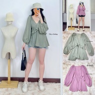 7days Clothing-(5 Colors Available) Ruffled Shirt