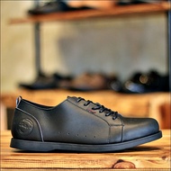 SEPATU PRIA PANTOFEL CASUAL BRADLEYS COLLIN BLACK - SEPATU KERJA KULIT