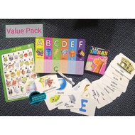 Little Sun : (Value Pack) Waktu Belajar & Kad Imbas Mini - ABJAD (HURUF BESAR)