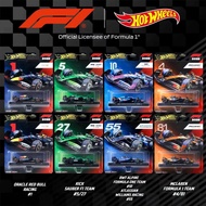 Hot Wheels Premium F1 2025 Oracle Redbull Racing Kick Sauber F1 Team BWT Alpine F1 Team Mclaren F1 T