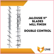 ∇ ✉ ◙ Jalousie Frame 11 Blades for Louver Window 1 Pair