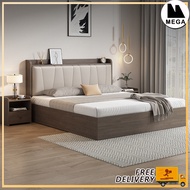 🇸🇬⚡ Solid Wood Bed Frame Tatami Bed Frame Bed Frame With Mattress Super Single/Queen/King Bed Frame