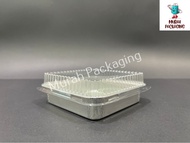 MYCHEF 4483-P Aluminium Foil Tray with Clear Lid (5 sets ±) / Bulat / Round / Foil Tray 4483 - P
