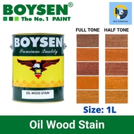 ♞Boysen Oil Wood Stain 1 Liter For Interior Woodworks Wood Paint Enhancing Wood Grain Brix Industri