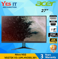 Acer Nitro VG2  VG272K V3 | UM.HV2SS.301 27" Class 4K UHD Gaming LED Monitor - 16:9 - Black