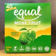 EQUAL – Fruit L.H. BOX 60g / 40 sticks - Sugar Sugar Sugar Sugar / Monk Fruit Luo Han Guo Ultimate S