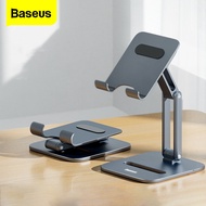 Baseus แท็บเล็ตโทรได้แท่นวางโทรศัพท์เซลล์อะลูมินัมอัลลอยสำหรับ iPad iPhone 13 12 Samsung อุปกรณ์เสริมโทรศัพท์มือถือ